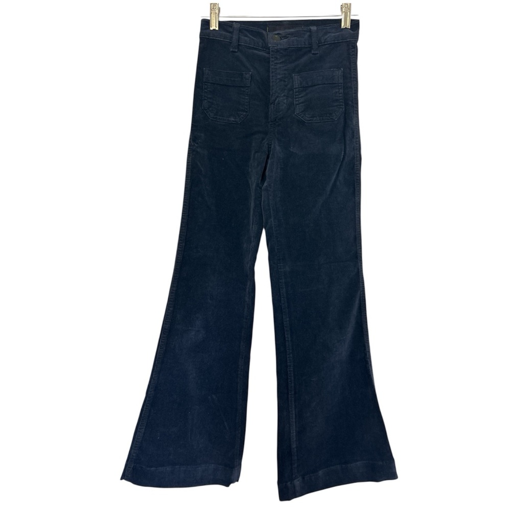 J Brand Sailor Corduroy Dark Blue Flare Jeans